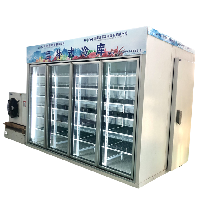 Display Cold Room with Glass Door Walk in Cooler 