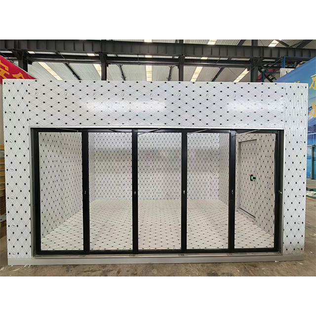 Display Cold Room with Glass Door Walk in Cooler 